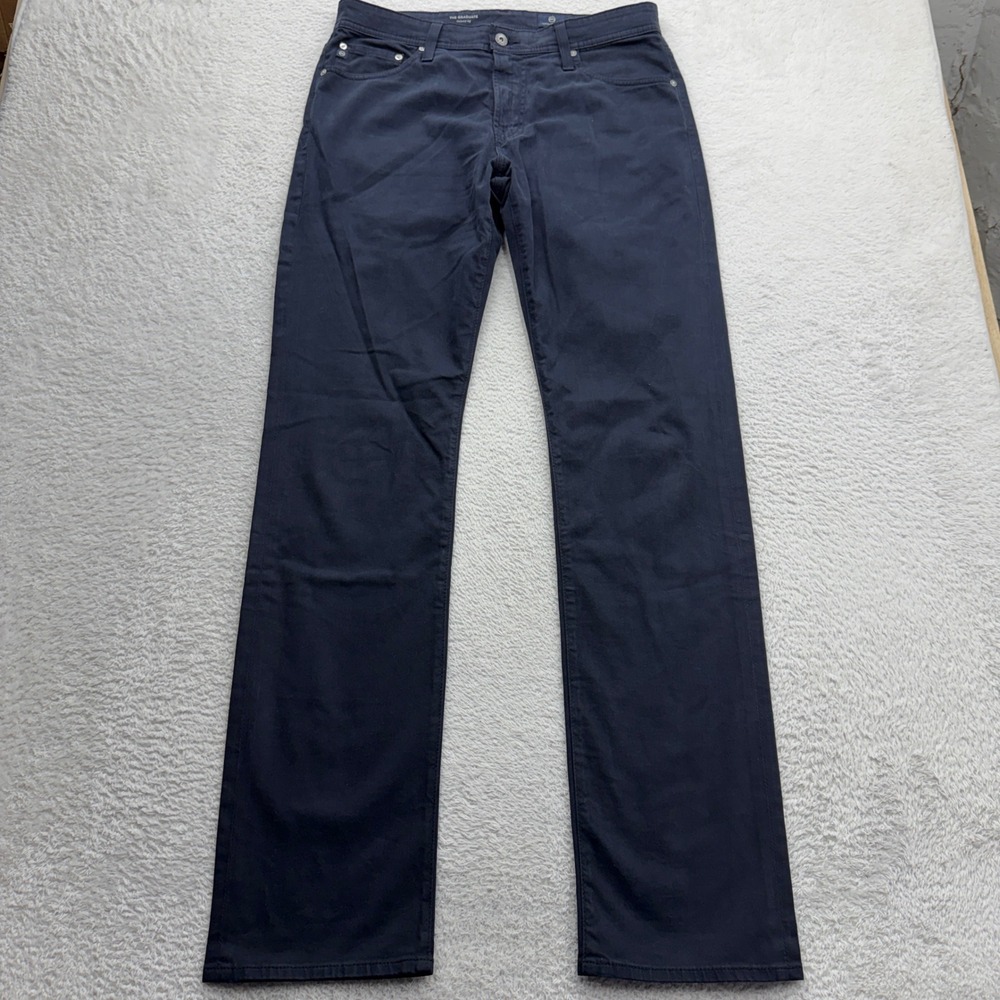 AG Adriano Goldschmied The Graduate Tailored Leg Navy Blue Pant 32x34 1174SUDNNY